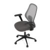 Kancelářská židle, houpací mechanismus, šedá síťovina, KA-V3149 GREY (Barva Šedá)