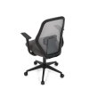 Kancelářská židle, houpací mechanismus, šedá síťovina, KA-V3149 GREY (Barva Šedá)