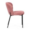 Jídelní židle, růžová, látka bouclé, CT-W1077 PINK2 (Barva Růžová)