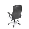 Kancelářské křeslo, houpací mechanismus, šedá ekokůže, KA-F1218 GREY (Barva Šedá)