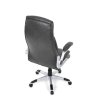 Kancelářské křeslo, houpací mechanismus, šedá ekokůže, KA-F1218 GREY (Barva Šedá)