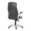 Kancelářské křeslo, houpací mechanismus, šedá ekokůže, KA-F1218 GREY (Barva Šedá)