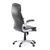 Kancelářské křeslo, houpací mechanismus, šedá ekokůže, KA-F1218 GREY (Barva Šedá)