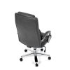 Kancelářské křeslo, houpací mechanismus, šedá ekokůže, KA-F1385 GREY (Barva Šedá)
