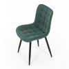 Jídelní židle, zelená, látka, HC-462 GRN2 (Barva Zelená)