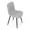 Jídelní židle, šedá, látka, HC-462 SIL2 (Barva Šedá)