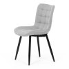 Jídelní židle, šedá, látka, HC-462 SIL2 (Barva Šedá)