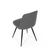 Jídelní židle, šedá, látka, DCL-V2052 GREY2 (Barva Šedá)