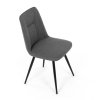 Jídelní židle, šedá, látka, DCL-V2052 GREY2 (Barva Šedá)
