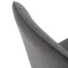 Jídelní židle, šedá, látka, DCL-V2052 GREY2 (Barva Šedá)