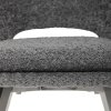Jídelní židle, šedá, látka bouclé, DCL-W1174 GREY2 (Barva Šedá)