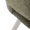 Jídelní židle, zelená, látka bouclé, DCL-W1174 GRN2 (Barva Zelená)