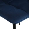 Jídelní židle, modrá, sametová látka, CT-281 BLUE4 (Barva Modrá)