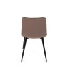 Jídelní židle, hnědá, sametová látka, CT-281 BR4 (Barva Hnědá)