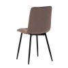 Jídelní židle, hnědá, sametová látka, CT-281 BR4 (Barva Hnědá)