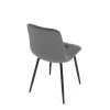 Jídelní židle, šedá, sametová látka, CT-281 GREY4 (Barva Šedá)