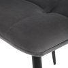 Jídelní židle, šedá, sametová látka, CT-281 GREY4 (Barva Šedá)