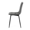 Jídelní židle, šedá, sametová látka, CT-281 GREY4 (Barva Šedá)