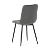 Jídelní židle, šedá, sametová látka, CT-281 GREY4 (Barva Šedá)