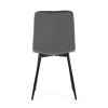Jídelní židle, šedá, sametová látka, CT-281 GREY4 (Barva Šedá)