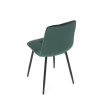 Jídelní židle, zelená, sametová látka, CT-281 GRN4 (Barva Zelená)