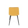 Jídelní židle, žlutá, sametová látka, CT-281 YEL4 (Barva Žlutá)