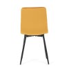 Jídelní židle, žlutá, sametová látka, CT-281 YEL4 (Barva Žlutá)