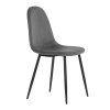 Jídelní židle, šedá, sametová látka, CT-971 GREY4 (Barva Šedá)