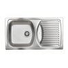Nerezový dřez BASIC 150 vestavný, reversibilní