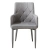 Jídelní čalouněná židle RISA šedá