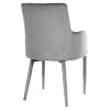 Jídelní čalouněná židle RISA VELVET šedá