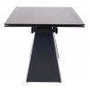 Jídelní stůl rozkládací SALVADORE CERAMIC černá/šedá
