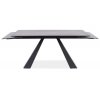Jídelní stůl rozkládací SALVADORE CERAMIC černá/šedá