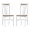Čalouněná židle VOLANO 131 (2ks) bílá mat