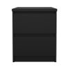 Noční stolek Simplicity 230 černý MAT