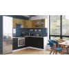Rohová kuchyňská linka Romana artisan/grafit MAT