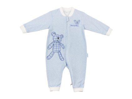 Overal bavlneny ajo modra