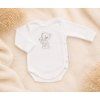 suprava baby nellys biela body macko