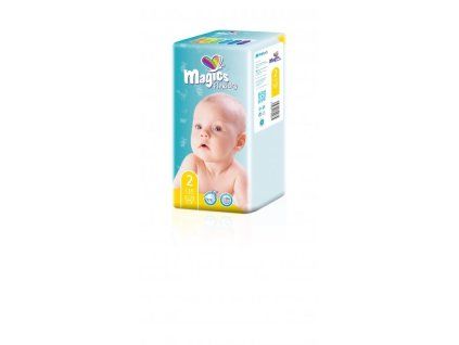 ednorázové pleny Magics Flexidry vel. 2 Mini 4 - 8 kg