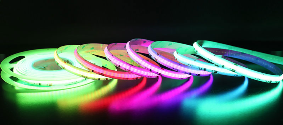 Adresovatelné Digitální Pixel LED pásy