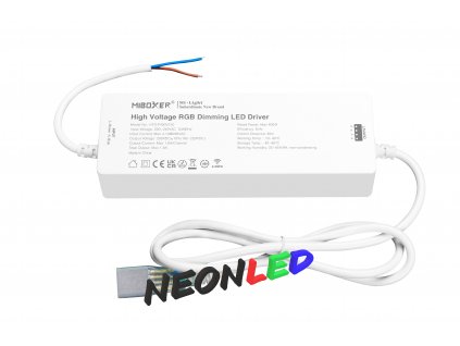 MiBoxer HF3-P400V210 vysokonapěťový stejnosměrný LED ovladač s integrovaným napájecím zdrojem 400W, RGB, RF 2,4GHz