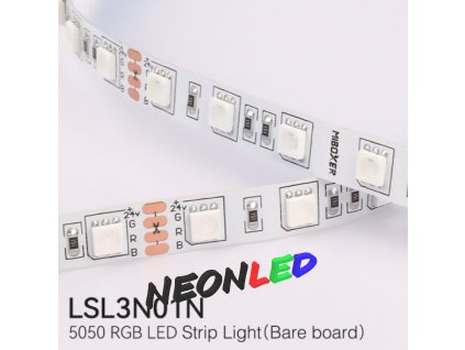 MiBoxer LSL3N01N Flexibilní RGB LED pás 24V, SMD5050, IP20, 4W/m, 60led/m