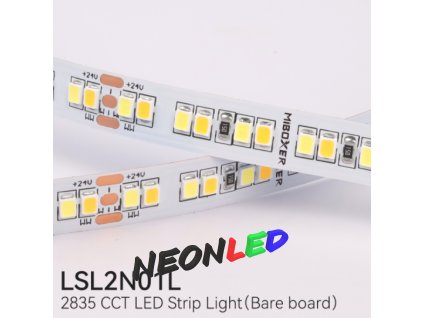 MiBoxer LSL2N01N Flexibilní CCT LED pás 24V, SMD2835, IP20, 9W/m, 192led/m