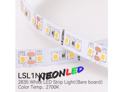 MiBoxer SL1N01L Flexibilní LED pás Teplá bílá (WW) 24V, SMD2835, IP20, 12W/m, 120led/m