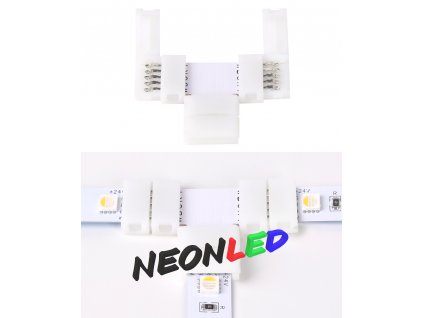 Spojka pro RGBW LED pás - T - 5 pin - 12mm
