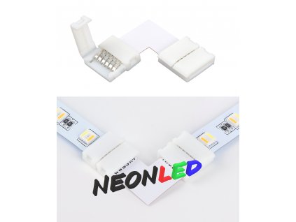 Spojka pro RGB+CCT LED pás - L - 6 pin - 12mm