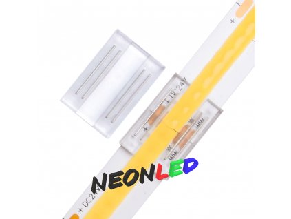 Spojka pro COB LED pás - I - 3 pin - 10mm, přímá