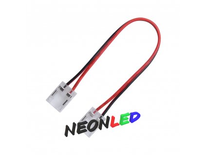 Spojka pro COB LED pás s kabelem - I - 2 pin - 8mm, 150mm kabel, 2x spojka