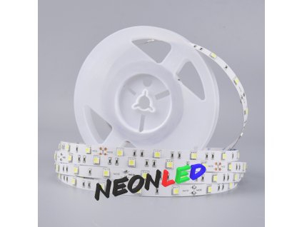 SJ-SMD5050 Flexibilní LED pás 12V, IP20, 7,2W/m, 30led/m, studená bílá
