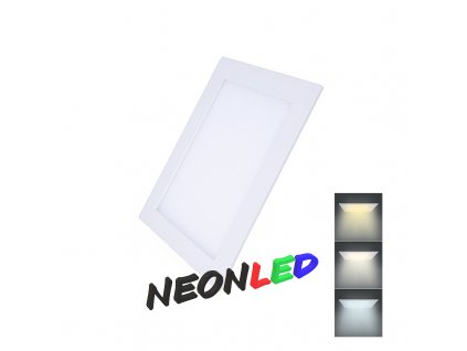 Solight LED mini panel CCT, podhledový, 12W, 900lm, 230V, WD141